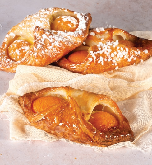 Croissant aux abricots