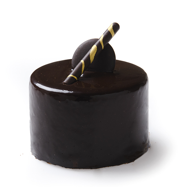 Chocolate, vainilla y crujiente de macadamia