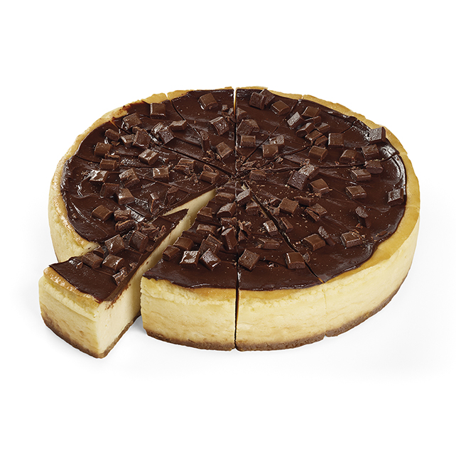 Cheesecake crema de chocolate